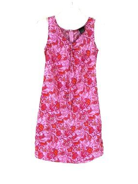 Y2K Twee Pink Paisley Scooter Dress Juniors Size 3 / 5 S No Boundaries Sleeveles